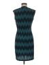 En Focus Studio Chevron-herringbone Teal Cocktail Dress Size 6 - photo 2