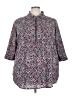 Catherines Purple 3/4 Sleeve Blouse Size 18 - photo 1