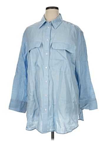 Banana Republic 3/4 Sleeve Button-Down Shirt (view 1)