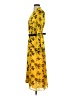 MICHAEL Michael Kors 100% Polyester Yellow Casual Dress Size S - photo 5