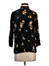Pieces 100% Viscose Floral Black 3/4 Sleeve Blouse Size S - photo 1