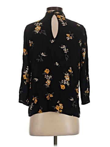 Pieces 3/4 Sleeve Blouse (view 2)