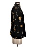 Pieces 100% Viscose Floral Black 3/4 Sleeve Blouse Size S - photo 4