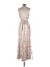 Eliza J Ivory Tan Cocktail Dress Size 8 - photo 2