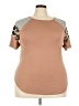 Unbranded Brown Short Sleeve Top Size XXL - photo 1