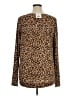 wonderly Brown Long Sleeve Top Size XL - photo 2