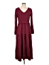Daniel Rainn Burgundy Casual Dress Size L - photo 1