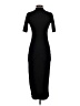 Open Edit Solid Black Casual Dress Size S - photo 2