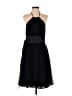 Laundry by Shelli Segal 100% Polyester Solid Black Cocktail Dress Size 8 - photo 1