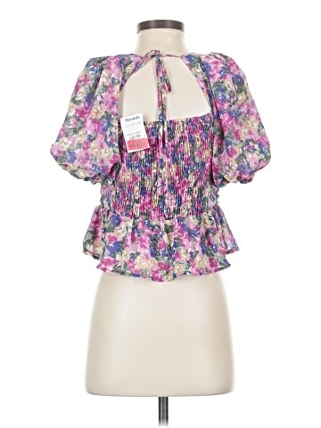 ASTR The Label Short Sleeve Blouse (view 2)