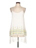 Entro 100% Rayon Ivory Sleeveless Top Size L - photo 1