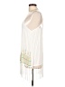 Entro 100% Rayon Ivory Sleeveless Top Size L - photo 5