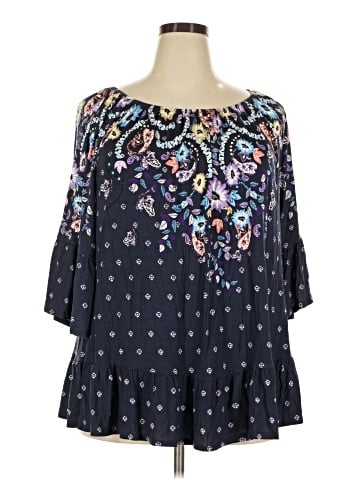 Style&Co 3/4 Sleeve Blouse (view 1)