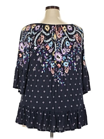 Style&Co 3/4 Sleeve Blouse (view 2)