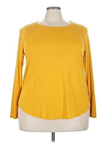 Lane Bryant 3/4 Sleeve T-Shirt (view 1)