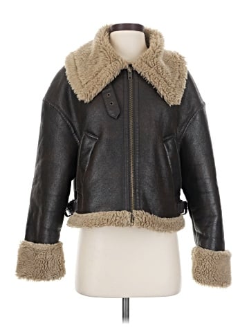 Zara Faux Fur Jacket (view 1)