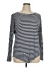 CAbi 100% Rayon Stripes Blue Long Sleeve Top Size XL - photo 1