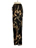 Mlle Gabrielle Print Gold Casual Pants Size L - photo 5
