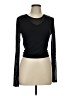 X by Gottex Black Long Sleeve Top Size L - photo 1