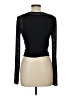 X by Gottex Black Long Sleeve Top Size L - photo 2
