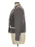 Nine West Chevron-herringbone Gray Blazer Size 14 - photo 5