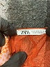 Zara Orange Cocktail Dress Size S - photo 7