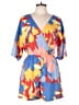 Peter Som 100% Polyester Tropical Blue Romper Size 10 - photo 1
