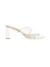 Lulus Graphic White Sandals Size 8 1/2 - photo 1