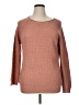 Ambiance Apparel Solid Pink Pullover Sweater Size 1X - photo 1
