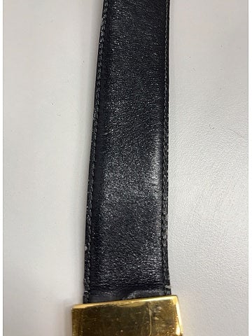 Gucci Vintage Leather GG-Buckle Belt (view 2)