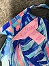 Lilly Pulitzer 100% Polyester Paisley Blue 3/4 Sleeve Blouse Size S - photo 7