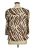 W5 Brown 3/4 Sleeve Blouse Size XL - photo 2