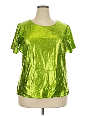 Ashley Stewart Short Sleeve Blouse (view 1)
