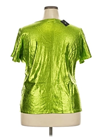 Ashley Stewart Short Sleeve Blouse (view 2)