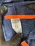 Carter's Blue Zip Up Hoodie Size 12 - photo 3