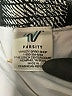 Varsity 100% Polyester Print Silver Athletic Shorts Size S - photo 3