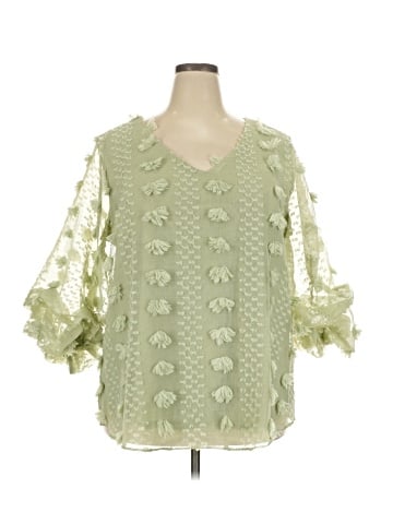 Ashley Stewart 3/4 Sleeve Blouse (view 1)