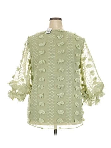 Ashley Stewart 3/4 Sleeve Blouse (view 2)