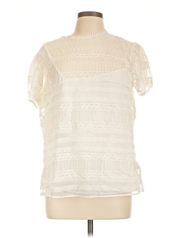 Lauren by Ralph Lauren Short Sleeve Blouse (view 1)