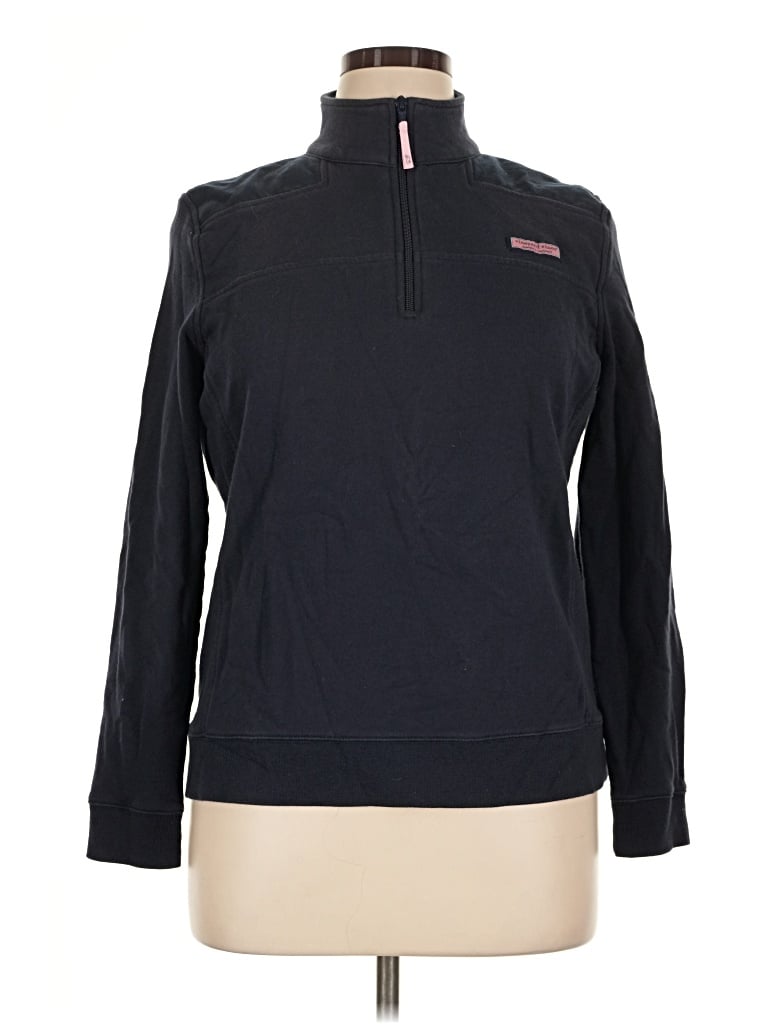 Pre-owned Vineyard Vines Track Jacket In Black
