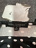 Green Envelope Polka Dots Black 3/4 Sleeve Top Size M - photo 6