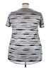 Apt. 9 Stripes Silver Short Sleeve T-Shirt Size XXL - photo 2