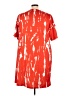 Unbranded Graphic Red Casual Dress Size 4XL - photo 2