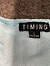 Timing Blue Short Sleeve Blouse Size L - photo 7