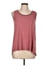 Rose + Olive Burgundy Sleeveless Top Size L - photo 1