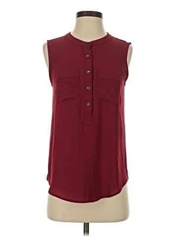 Ann Taylor LOFT Sleeveless Button-Down Shirt (view 1)