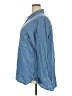 Ann Taylor LOFT Blue Long Sleeve Button-Down Shirt Size XXL - photo 5