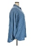 Ann Taylor LOFT Blue Long Sleeve Button-Down Shirt Size XXL - photo 4