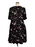 Torrid Floral Black Casual Dress Size 3X Plus (3) - photo 2