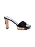 Stuart Weitzman 100% Leather Black Wedges Size 6 - photo 1
